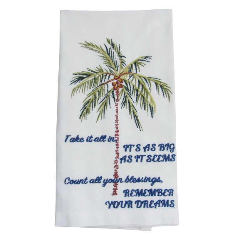 Margaritaville Tea Towel Remember Your Dreams